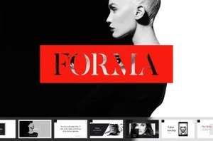 简单/时尚/优雅的演示ppt模板 Forma PowerPoint Presentation