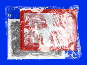 高品质透明塑料袋PE袋产品包装贴图展示模板