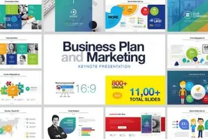 一大波活力十足色彩缤纷的商务Plan_Marketing_KeyNote