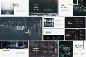 一套简约大气海报风PPT打包Creative_Keynote_Template