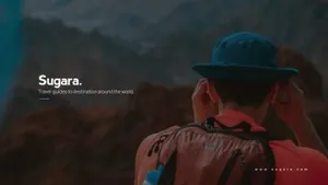 Sugara旅行指南ppt模板Sugara_Travel_Guides_Powerpoint