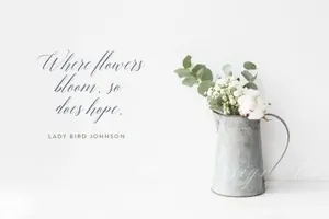 小资场景的插花效果 Styled stock photography