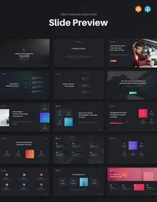 高品质的高端时尚幻灯片motion-creative-powerpoint-template