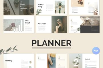 雅致简约风PPT模版Planner_Keynote_Template