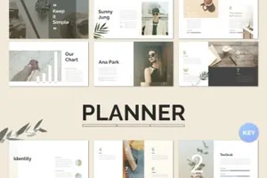 雅致简约风PPT模版Planner_Keynote_Template