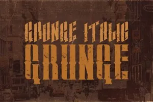 经典样式字体 Almanac – 4 Vintage Style Fonts