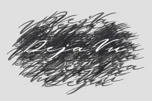 非常适合纹身的一款优雅的英文手写字体 Deja Vu. Handwritten Ink Font