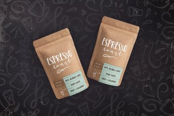 咖啡特色个性字体 Espresso Roast  A Font Trio