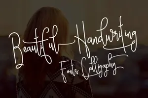 手写签名字体 Brisk wondering Handwritten Font