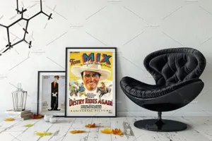 室内时尚画框样机 Interior Frame Mockup