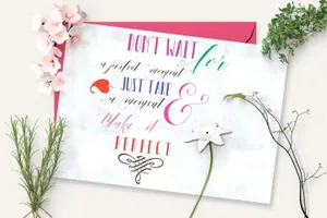 时尚手写书法字体 Modigirl Script