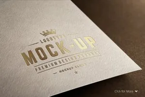 高品质LOGO设计展示样机 Logo Mock-Up Set