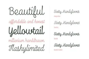 个性签名字体 Heyzilla Script Family