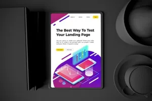 黑暗质感的高品质iPad pro UI样机dark-ipad-pro