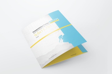 带有两个口袋的A4房地产文件夹reinforced-two-pocket-presentation