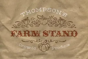 复古感恩字体 Thankful Display