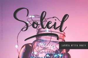 时尚大气手写字体 Galla Font Duo