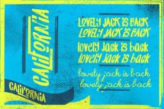 时尚手写字体 California Jackpot Font