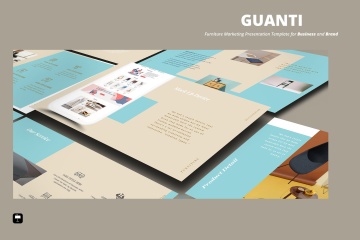 优雅设计风格家具品牌营销方案Keynote幻灯片模板 Furniture