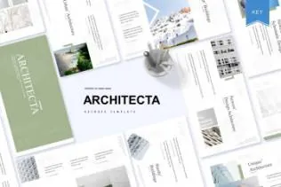 建筑策划设计公司演示文稿模板 Architecta Keynote Template