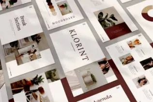 简约时尚风产品发布项目融资演示文稿模板 Klorint Keynote