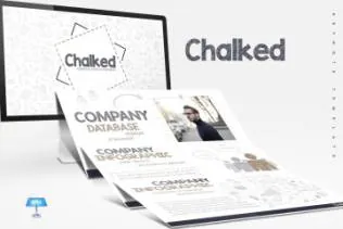 黑板画设计风格创意演示文稿设计模板 Chalked – Keynote Templates