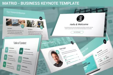 业务推广Keynote幻灯片模板 Matrid – Business Keynote Template