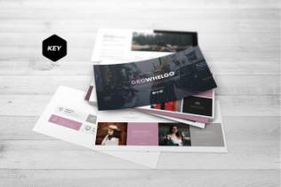 多配色方案企业商务风格模板设计 Drowhelgo – Keynote Template