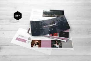 多配色方案企业商务风格模板设计 Drowhelgo – Keynote Template