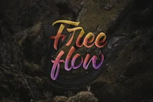 墨水效果字体 Baling Ink