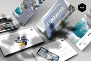 企业团队成员介绍幻灯片模板 Gonzaloz – Keynote Template