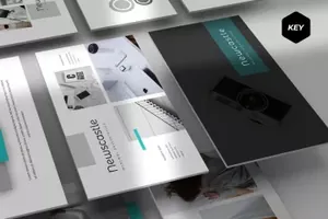 多用途企业专业幻灯片设计模板 Newcastle – Keynote Template