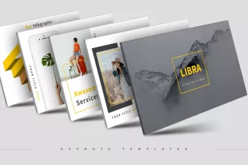 女性时尚主题Keynote演示文稿模板 Libra – Keynote Template