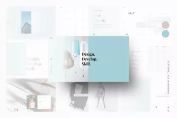 简约现代设计风格幻灯片模板 STYLE Keynote Template