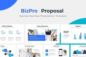 商业项目投标竞标幻灯片模板 BizPro  Proposal Keynote Template