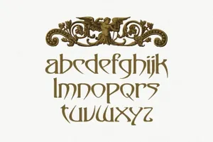 浪漫复古的女性婚礼时尚包装排版英文装饰字体 Alcode - Tylaco | DISPLAY TYPEFACE