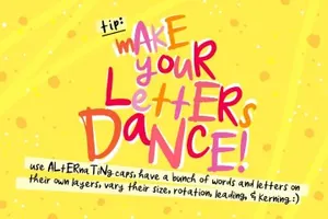 充满活力俏皮有趣的可爱英文手写字体 Orange Juice Font