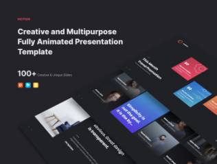 多用途创意PTT演示模板 MOTION - Multipurpose  Creative Presentation Template