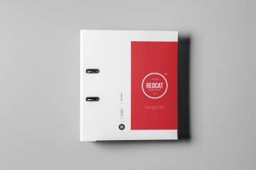 高品质的高端质感的文件夹binder-mock-up