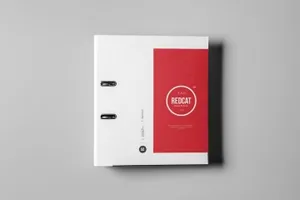 高品质的高端质感的文件夹binder-mock-up