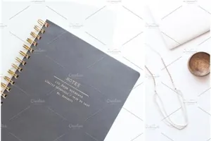 清新的文艺空间办公场景图 NEW  Minimalist Stock Photo