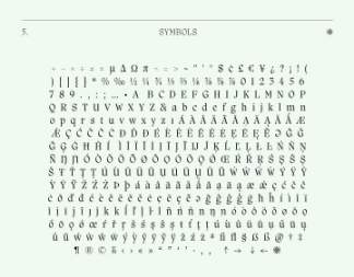 简朴优雅的尖刺衬线罗马英文字体家族全套下载 Migra