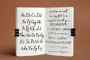 手绘字体 笔刷 Tetyou Script Mock up  Brushes