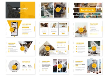 时尚专业的数据ppt模板下载