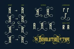 酷炫游戏个性字体 Jibriel Typeface