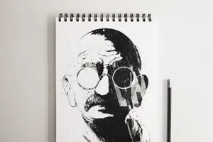 逼真素描册笔记本样机SketchBook_Notebook