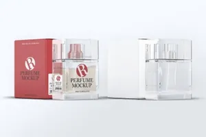 高品质的时尚高端逼真质感香水化妆品perfume-mock