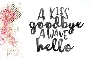 漂亮的手绘字体 Sunset Hill Brush Font Bundle