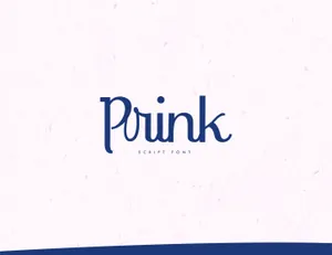 Prink Script Typeface 一款充满活力的手写字体 精选字体