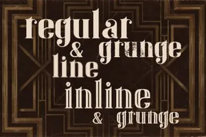 5个了不起的盖茨比Gatsby  ArtDeco字体